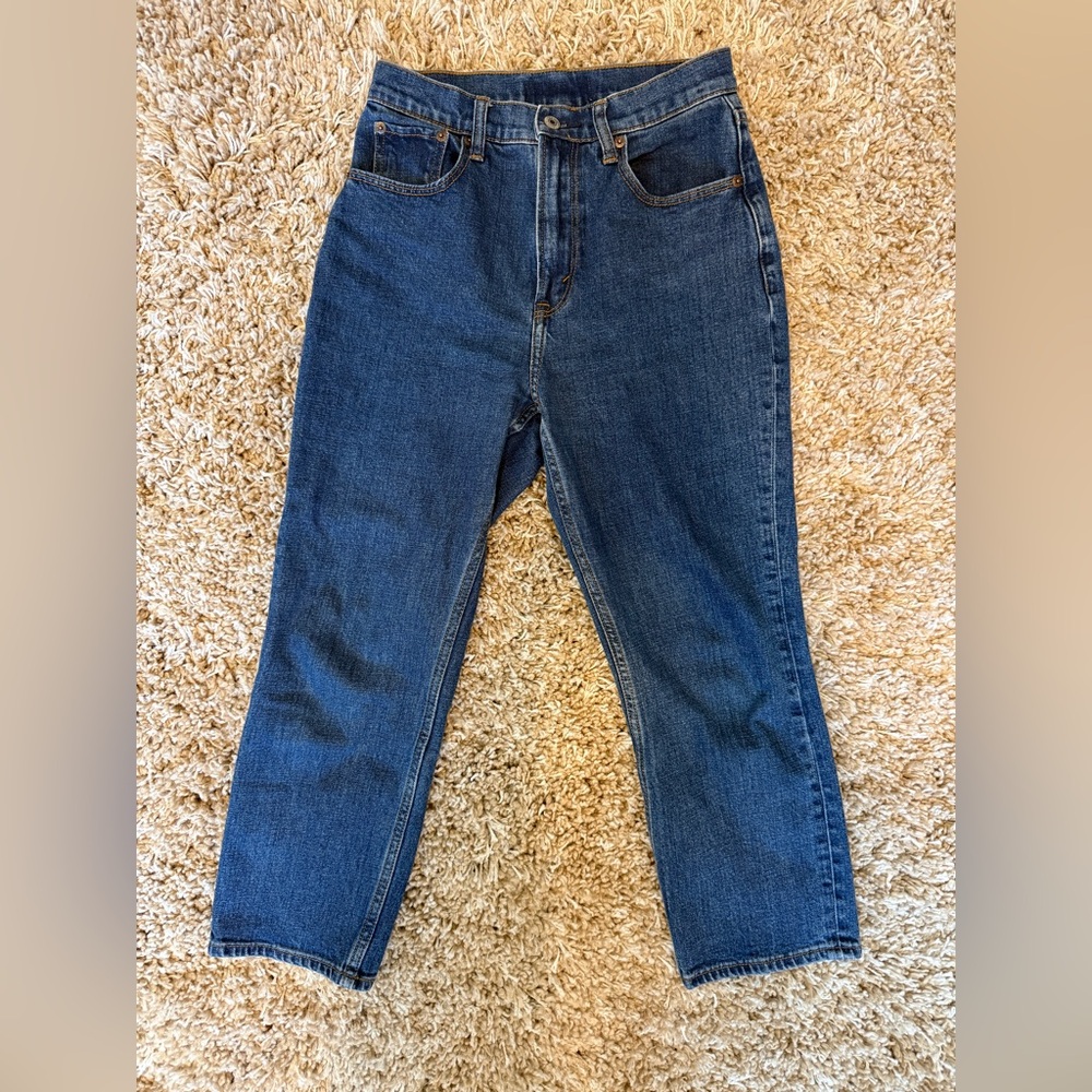 Abercrombie Curve Love Ankle Straight jeans 26 XShort
